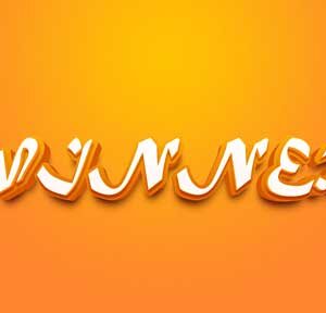 3d-winner-editable-orange-background-with-white-text-effect-style