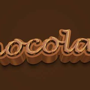 3d-chocolate-text-effect-with-brown-background