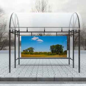 Mock-up-of-bus-stand-advertisement-image-effect