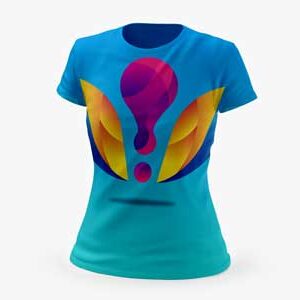 Mock-up-of-woman-t-shirt-with-logo