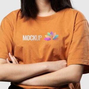 mock-up-of-woman-folding-hands-t-shirt-with-logo