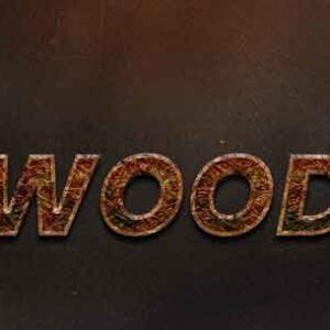 3d-editable-text-effect-style-wood-dark-background