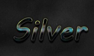 3d-editable-silver-text-effect-style-grey-background