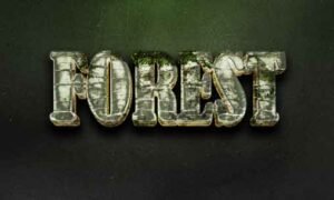 3d-editable-forest-text-effect-style-with-background
