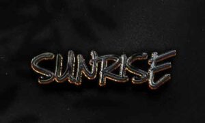 3d-editable-sun-rise-text-effect-style-with-background