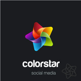 Rainbow-color-star-logo
