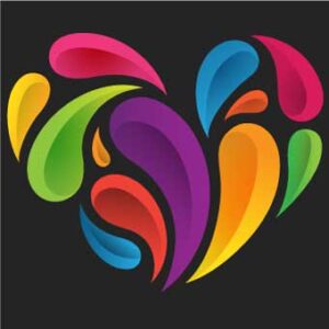Multicolor-Heart-Logo-of-company