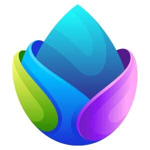 abstract-water-drop-logo-vector-modern-style-colorful
