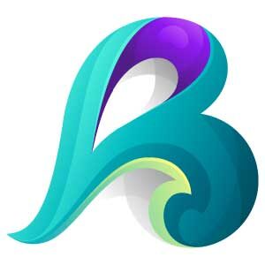 Letter-b-logo-design-template-water-wave-icons
