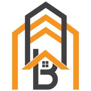 building-real-estate-logo-b-letter-template-vector