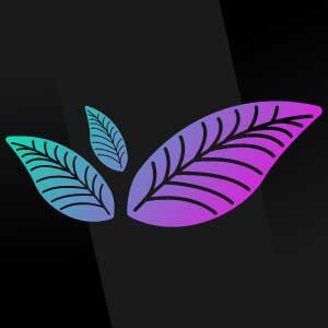 colorful-logo-with-leaves-black-background