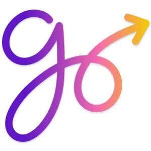 gradient-colored-go-logo-template