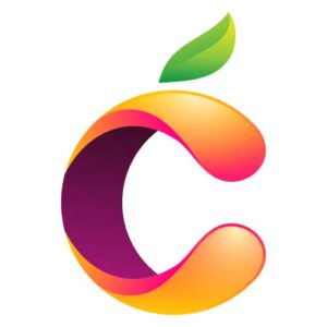 3d-c-letter-orange-gradient-logo-template