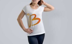 mock-up-white-t-shirt-of-woman-with-logo