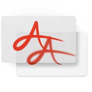 plastic-card-mock-ups-letter-a-logo