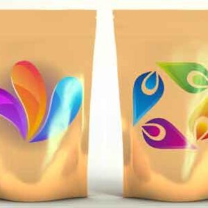 Snacks in two Product Bags Mock ups