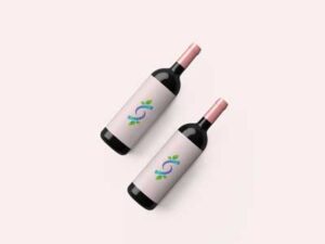 two-tilted-wine-bottles-mock-up