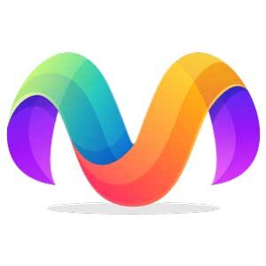 stylish-letter-m-gradient-logo-design