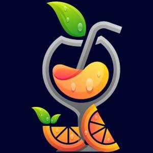 logo-illustration-juice-gradient-colorful-style-template