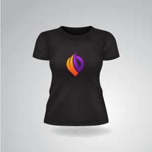 black-casual-woman-t-shirt-with-short-sleeves-mock-up