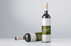 two-wine-bottle-mock-up