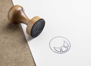 round-shape-rubber-stamp-mock-up