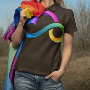 person-outdoors-carry-rainbow-pride-flag