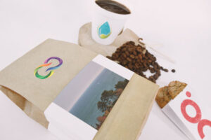 coffee-bag-and-cup-mock-up-perspective-top-view