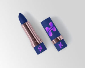 blue-lipstick-metallic-mock-up
