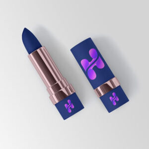 blue-lipstick-metallic-mock-up