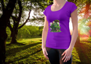 girl-purple-half-sleeve-t-shirt-mock-up