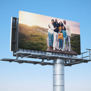 Upside Billboard Mockup