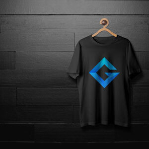 mockup-of-black-male-t-shirt-with-logo