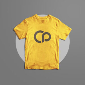mockup-of-yellow-girl-t-shirt