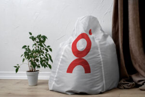 puff-bean-bag-seat-with-logo-in-room