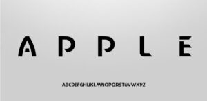 abstract-modern-alphabet-font-uppercase-in-apple