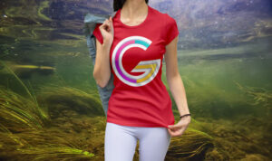 woman-wear-t-shirt-underwater-view