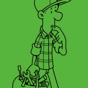 draw-walking-young-man-wear-hat-and-check-shirt-carry-tool-bag