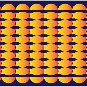 Half shape circle make artwork design