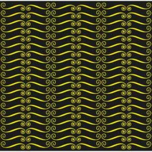 Stylish artwork in yellow colour on dark background