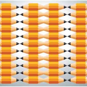 Group of pencil make traditional carpet artwork