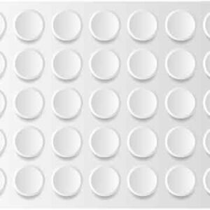Several silver button display on silver plate background