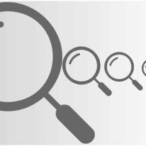 Lens viewer place in descending order on abstract background