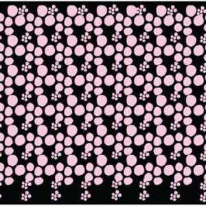 Pink stone make art on dark background