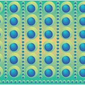 Blue button display in row and column