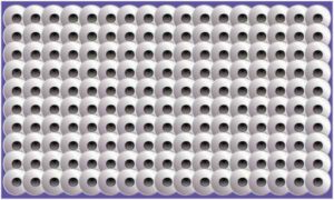 Various circle make artwork on dark background