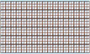 Thin and bold brown line make square and rectangle box